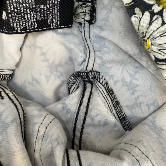 7 For All Mankind Jeans Women's 27 (4) Black White Daisy Skinny Ankle Preppy - Picture 9 of 15